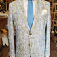 Green and blue speckled sports jacket. Summer style sports coat. Men's blazer. Mackinac Island boutique