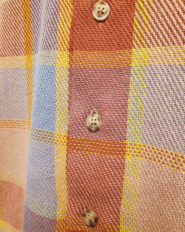Royal 1968 Men's long sleeve novelty twill plaid button down. Cut and sewn in Canada. Available at Rustic Chic Boutique Mackinac Island, Michigan.
