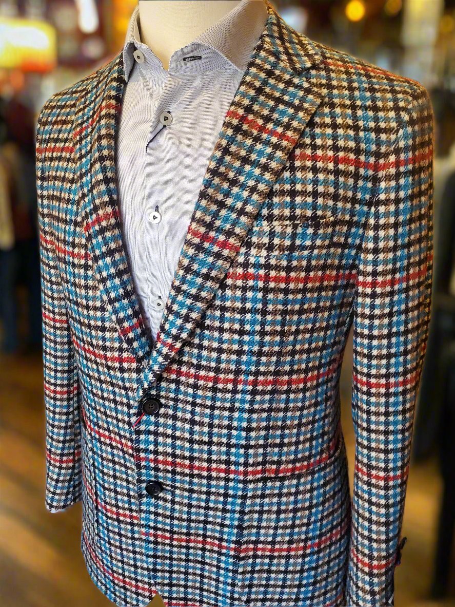 Byron Neapolitan Soft Shoulder Italian Wool Blend Sport Coat