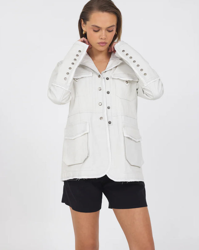 Meryl-vegtable dye Leather Coconut