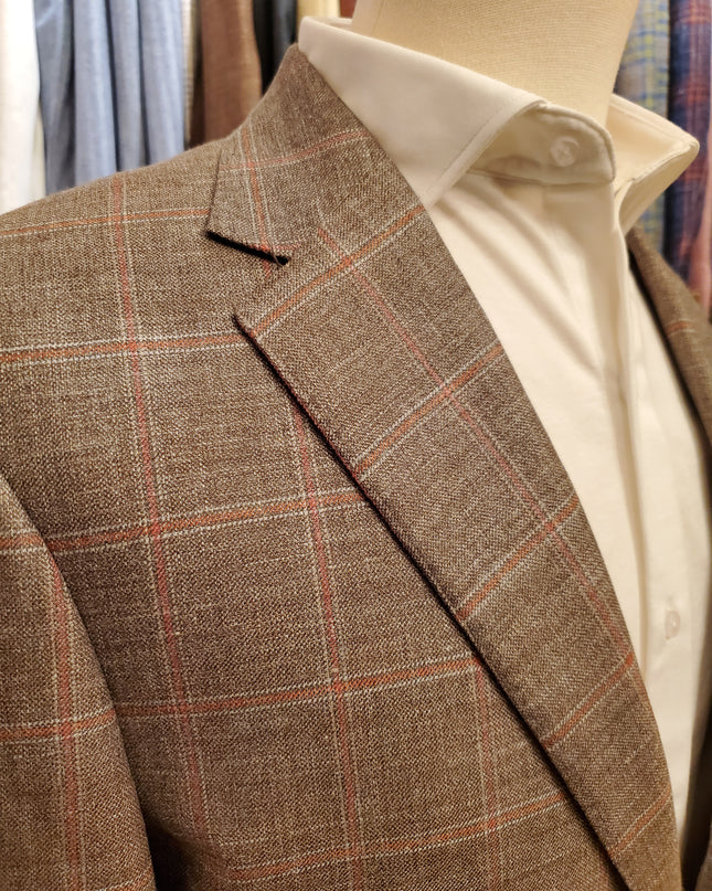 Sand Plaid Sport Coat