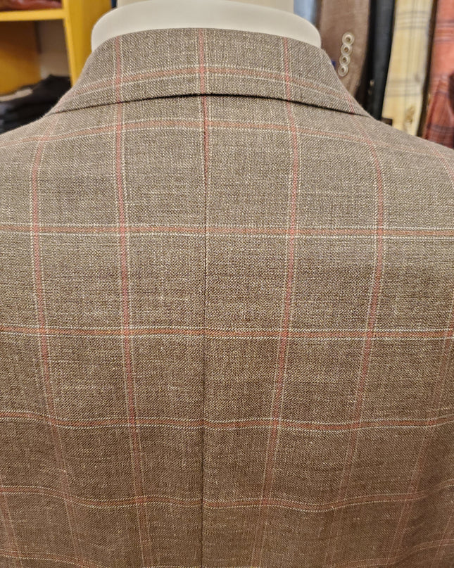 Sand Plaid Sport Coat