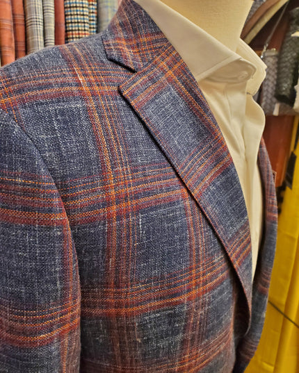 Navy & Orange Italian Sport Coat