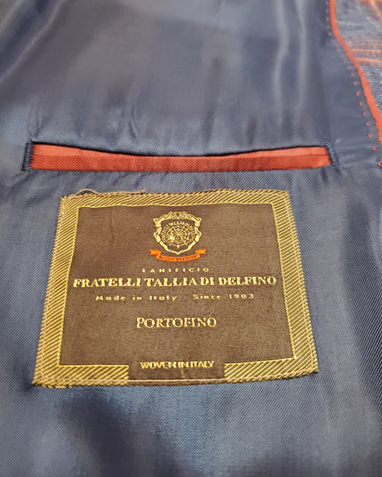 Navy & Orange Italian Sport Coat