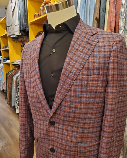Cranberry Check Sport Coat