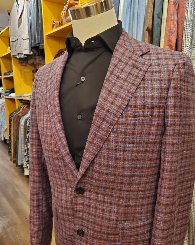 Cranberry Check Sport Coat