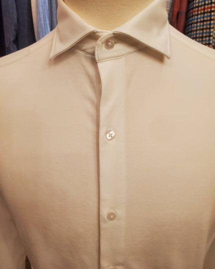 Men's 6-Way Stretch Solid Dress Shirt