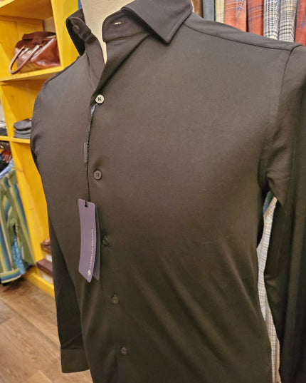 Men's 6-Way Stretch Solid Dress Shirt