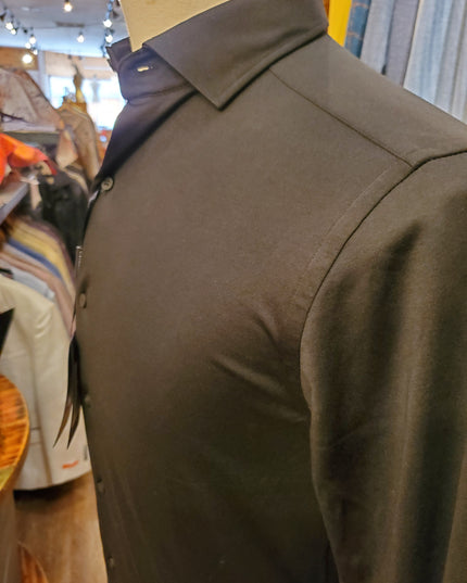 Men's 6-Way Stretch Solid Dress Shirt