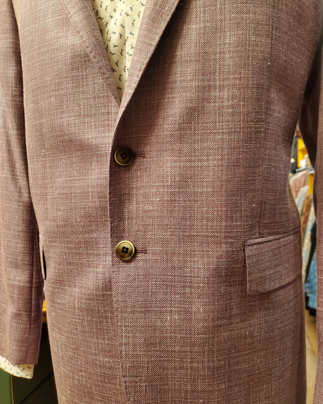 Lavender Sport Coat, Italian Sourced Loro Piana Fabric