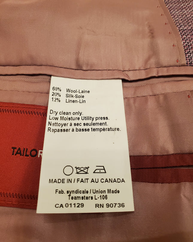 Lavender Sport Coat, Italian Sourced Loro Piana Fabric