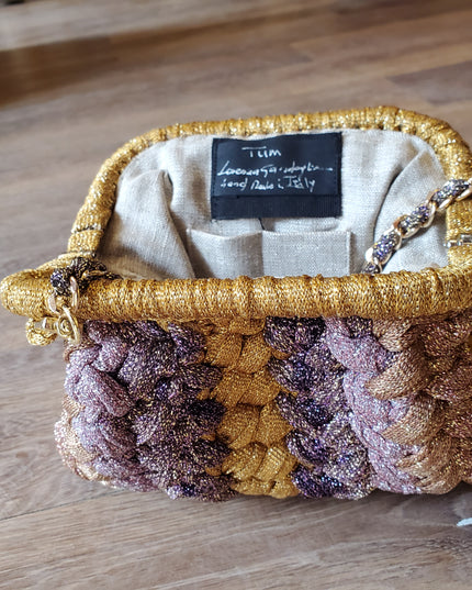 Sunset Ombre Doctor Bag w/ Gold Hardware