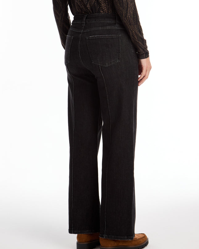 Olivia Pintuck Wide Leg Denim