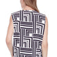 Maylee labyrinth vegan silk sleeveless top