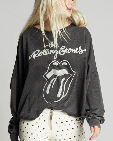 The Rolling Stones Classic Logo One Size Sweatshirt