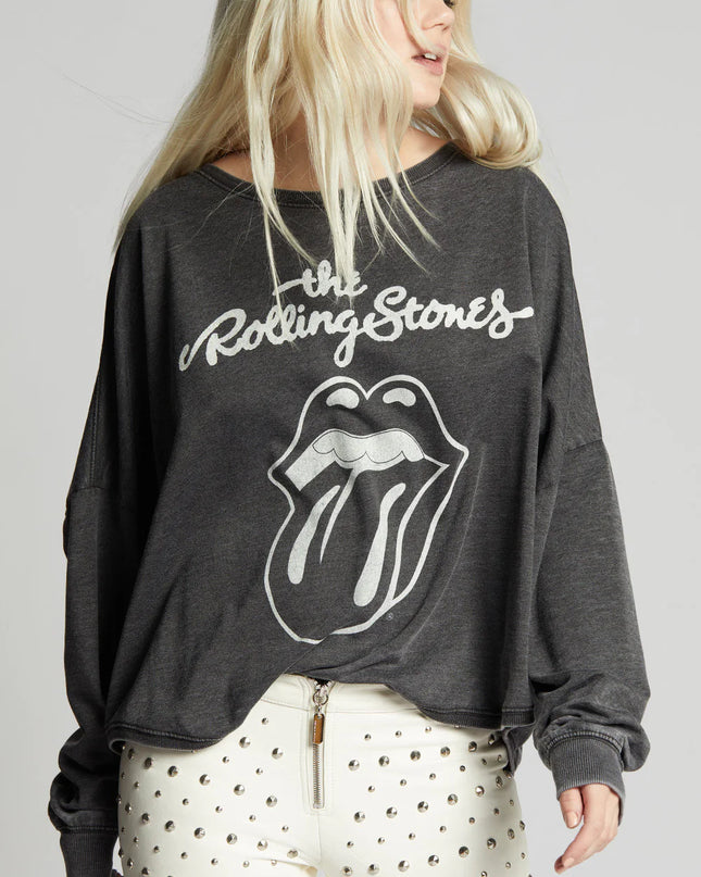 The Rolling Stones Classic Logo One Size Sweatshirt