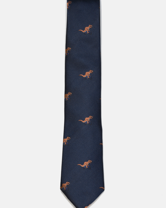 T-Rex on a Bike Tie