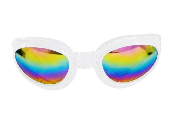 K9 Sport Shades - Dog Goggles: Clean White