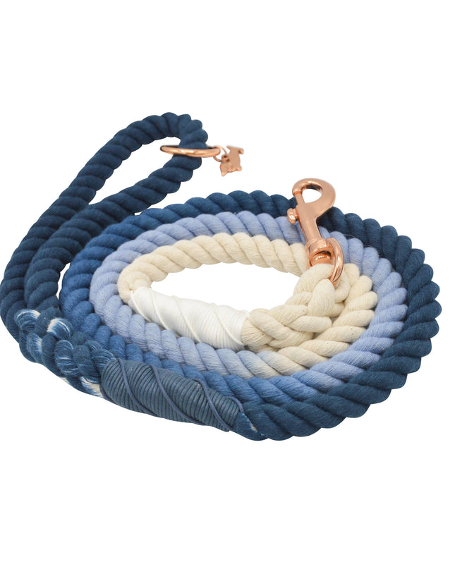 Dog Rope Leash - Ombre Blue