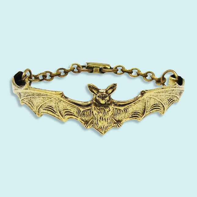 Gold Bat Bracelet: Medium