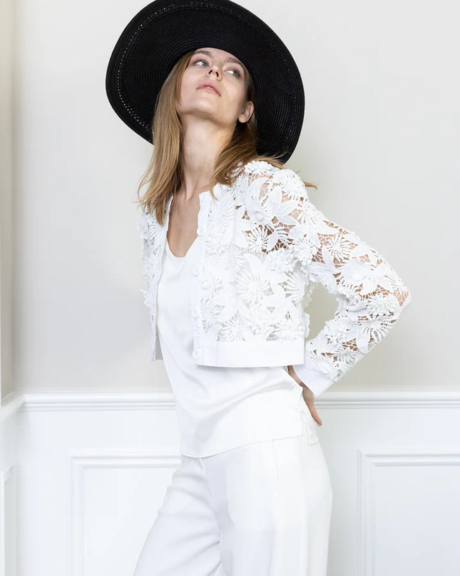 3D Floral Lace Jacket