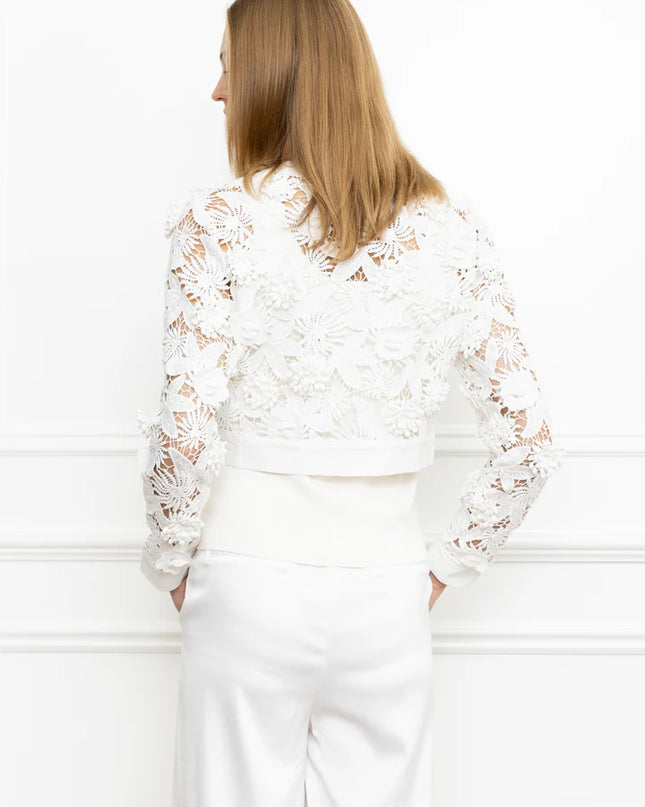 3D Floral Lace Jacket