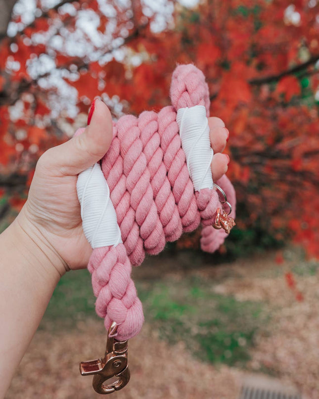 Dog Rope Leash - Cotton Candy
