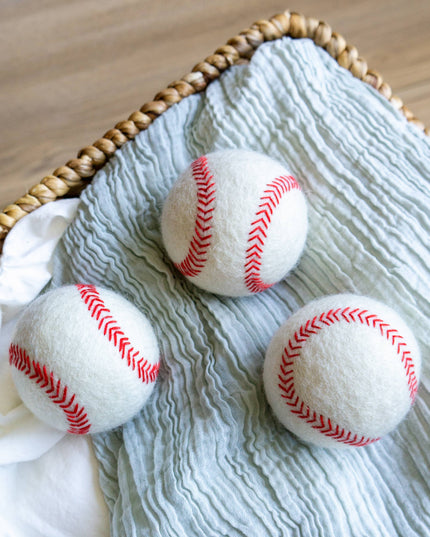 Baseball Eco Wool Dog Ball