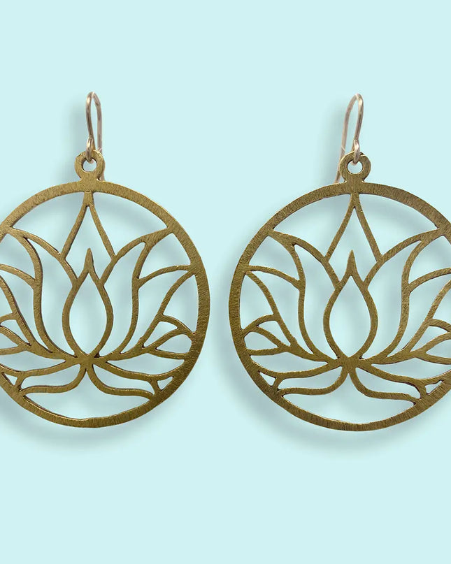 Lotus Earrings