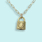 Love Lock Necklace: 18 Inch