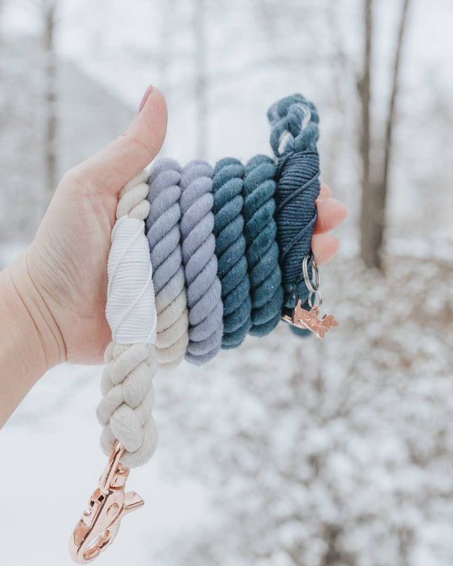 Dog Rope Leash - Ombre Blue