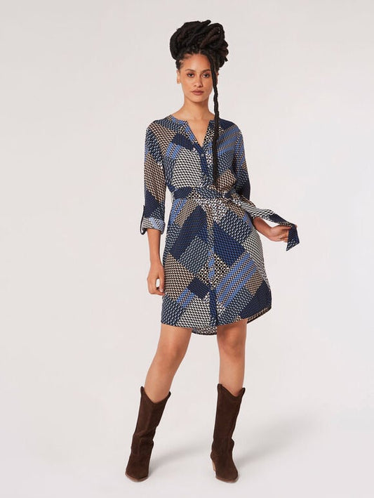 Goe Print Shirt Dress