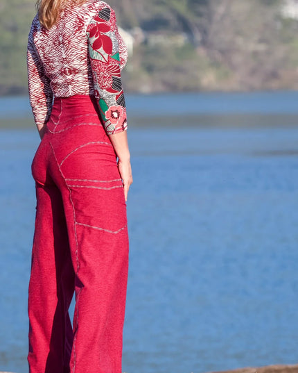 Pearl Pant in Merlot