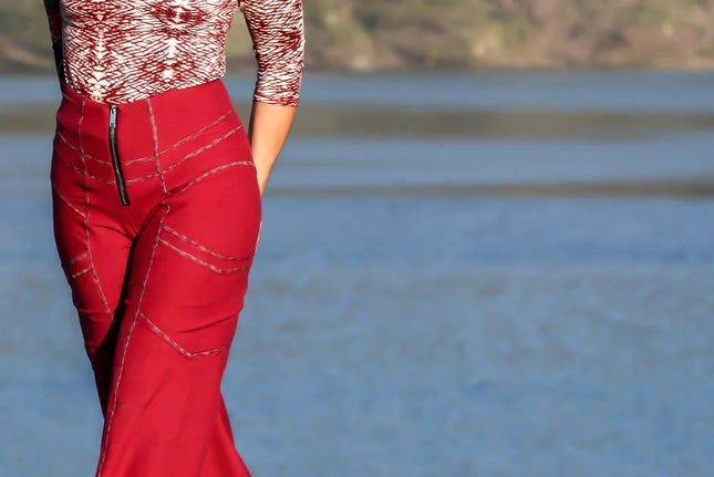 Pearl Pant in Merlot