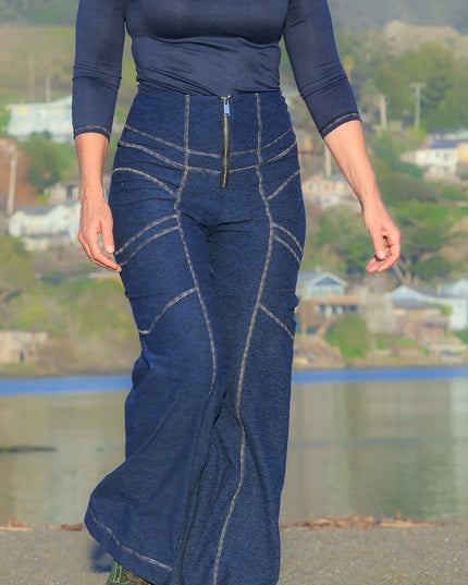 Pearl Pant in Midnight Blue