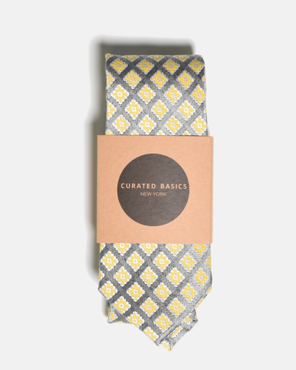 Yellow Foulard Tie