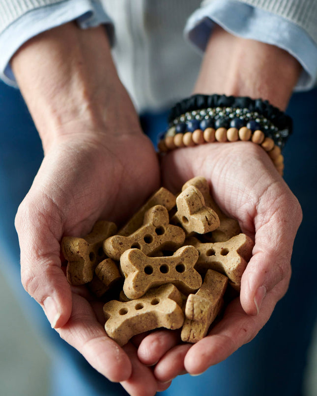 Natural Antler Dog Biscuits, Made with Real Antler 8 oz Bag