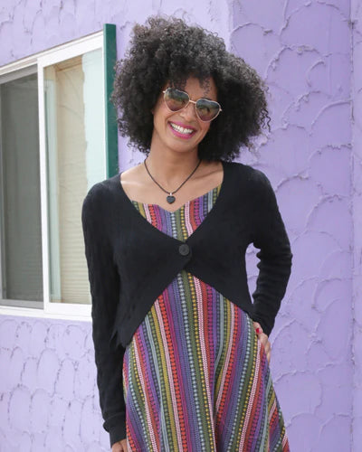 The Deauville Shrug - Black