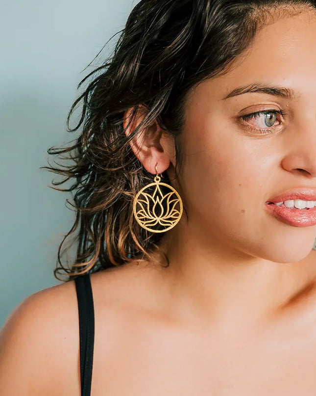 Lotus Earrings