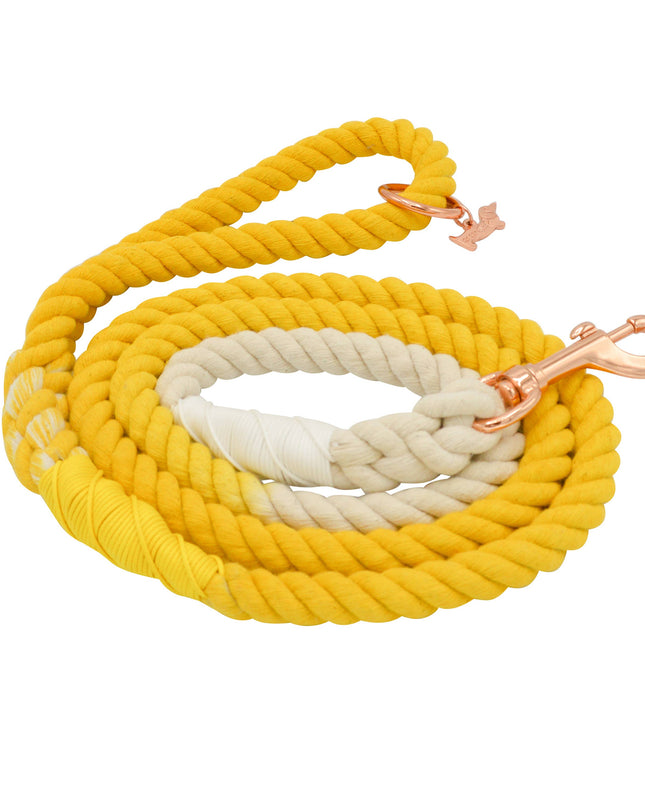 Dog Rope Leash - Lemon Drop