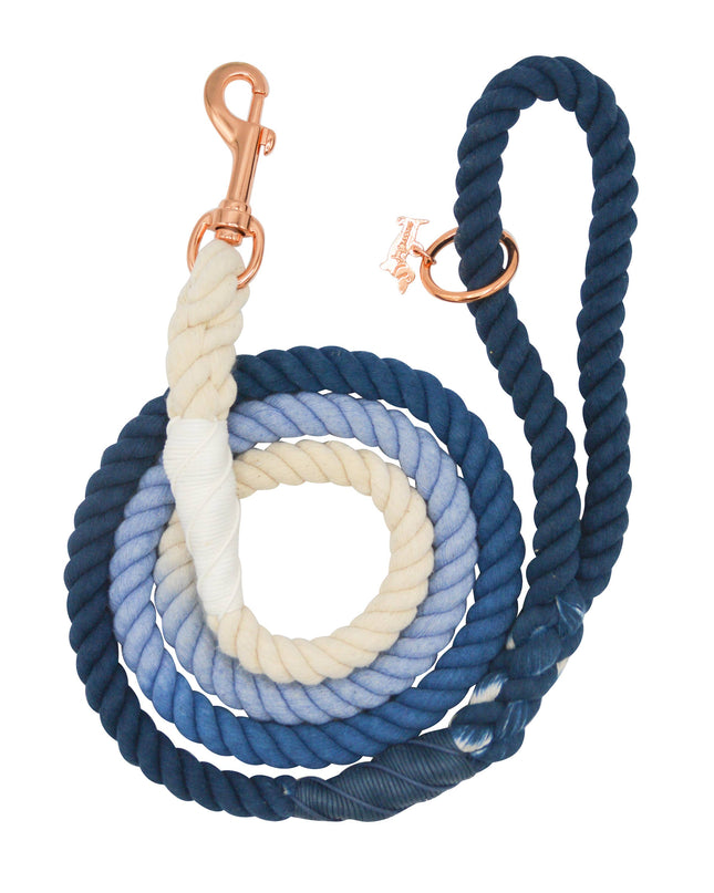 Dog Rope Leash - Ombre Blue