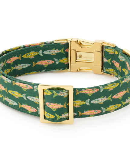 Gone Fishing Dog Collar