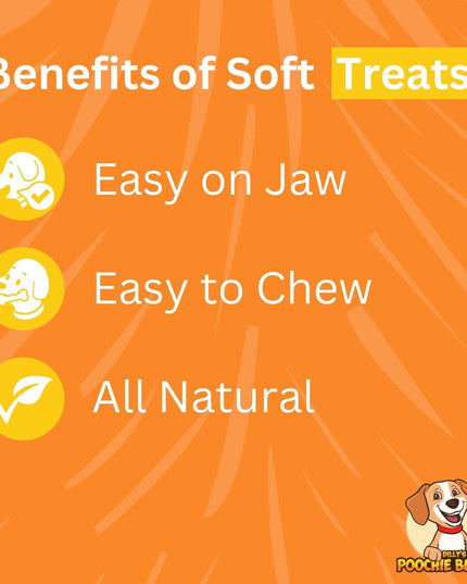 8oz Bacon & Cheese Soft Chewy Dog Treats: 8oz