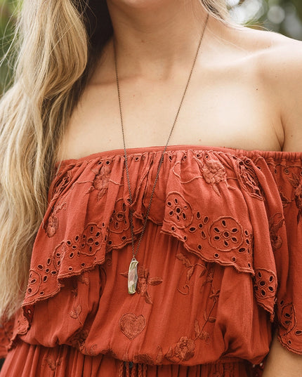 Shell Handled Knife Necklace
