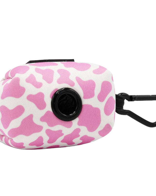Dog Waste Bag Holder - Strawberry Milk