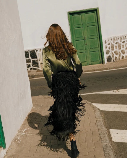 Anything Goes Gracie Skirt in Black