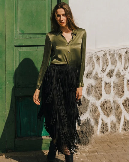 Anything Goes Gracie Skirt in Black