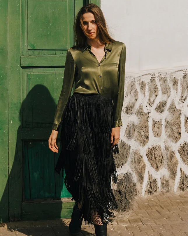 Anything Goes Gracie Skirt in Black