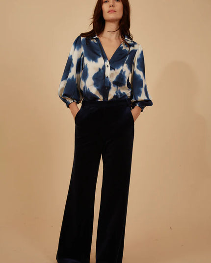 Corrie Bratter Clan Trousers in Navy
