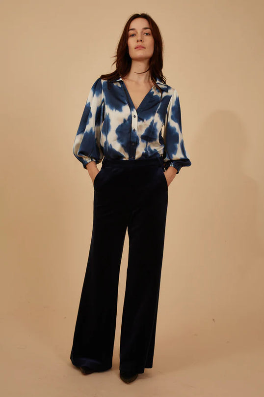Corrie Bratter Clan Trousers in Navy